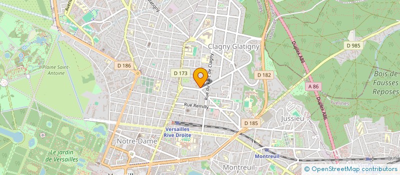 localisation de l'entreprise CEPMAIF CTRE ETUD PROMO METIER à VERSAILLES