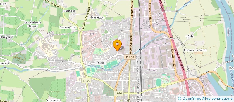 localisation de l'entreprise CEPO CREATION  GLEIZE