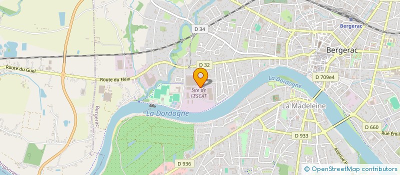 localisation de l'entreprise CEPRUCO à BERGERAC