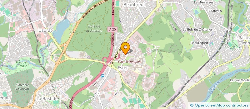 localisation de l'entreprise CEPSI CONCEPT&PILOTAGE SOLUTIONS INFOR à LIMOGES