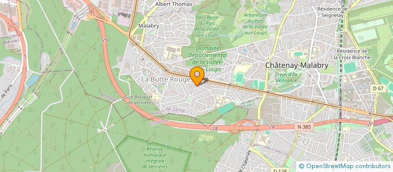 localisation de l'entreprise CEPSSY COFORD à CHATENAY-MALABRY