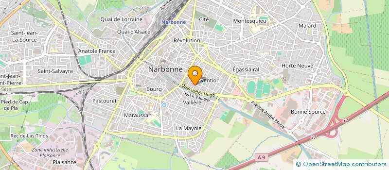 localisation de l'entreprise CEPTELEC à NARBONNE