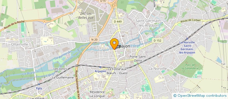 localisation de l'entreprise CEQUAL  ARPAJON