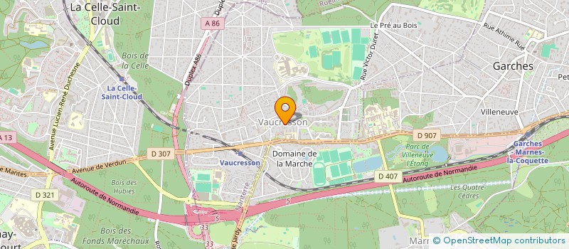 localisation de l'entreprise CEQUOIA  VAUCRESSON