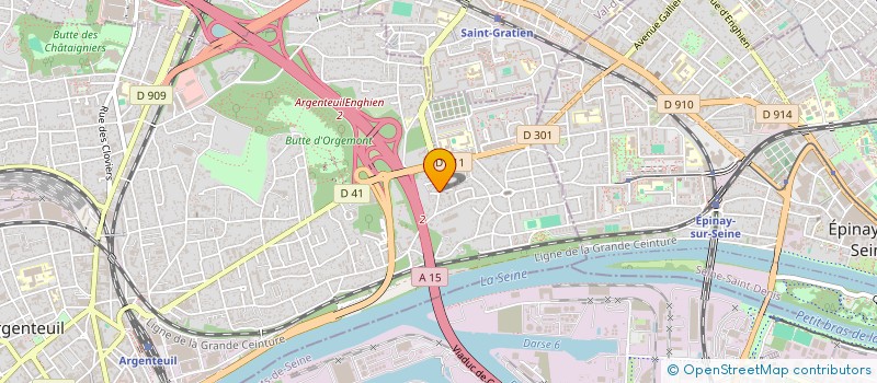 localisation de l'entreprise CER AUTO  ARGENTEUIL