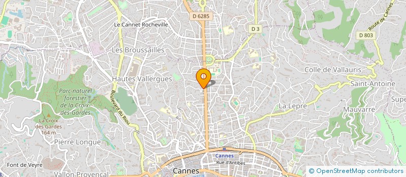 localisation de l'entreprise CER CONSTRUCTIONS PROVENCE à CANNES