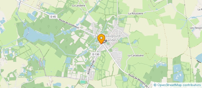 localisation de l'entreprise CER DORVIL  SAINT-AVAUGOURD-DES-LANDES