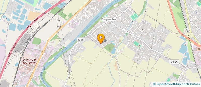 localisation de l'entreprise CER-DTP à ROQUETTES