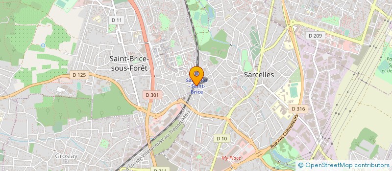 localisation de l'entreprise CER EXCEL à SAINT-BRICE-SOUS-FORET