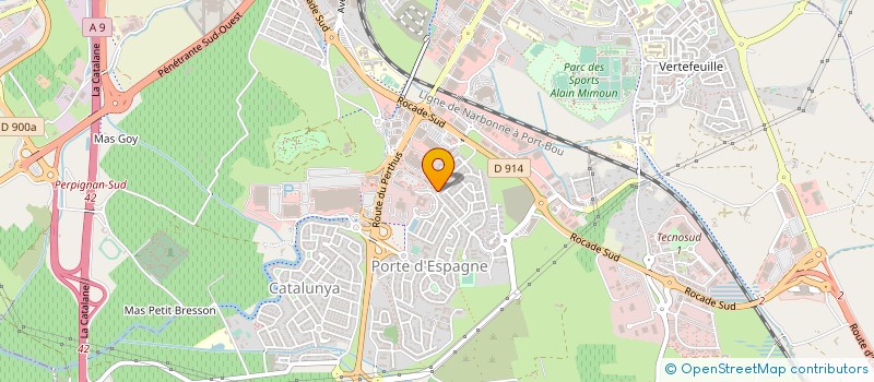 localisation de l'entreprise CER FRANCE PYRENEES ORIENTALES  PERPIGNAN