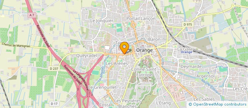 localisation de l'entreprise CER ORANGE  ORANGE