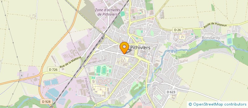 localisation de l'entreprise CER PITHIVIERS FORMATION à PITHIVIERS