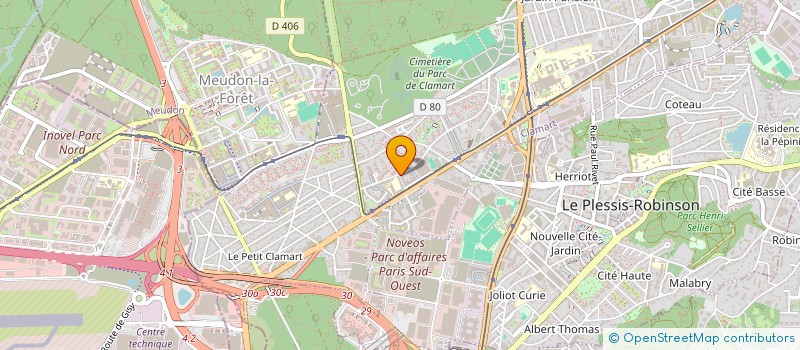 localisation de l'entreprise CER PROJECT à CLAMART