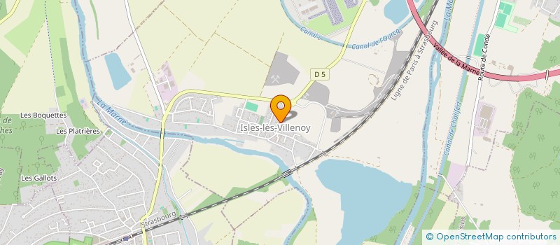 localisation de l'entreprise CER SARL à ISLES-LES-VILLENOY