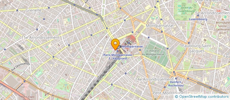 localisation de l'entreprise CER SNCF PARIS RIVE GAUCHE  PARIS