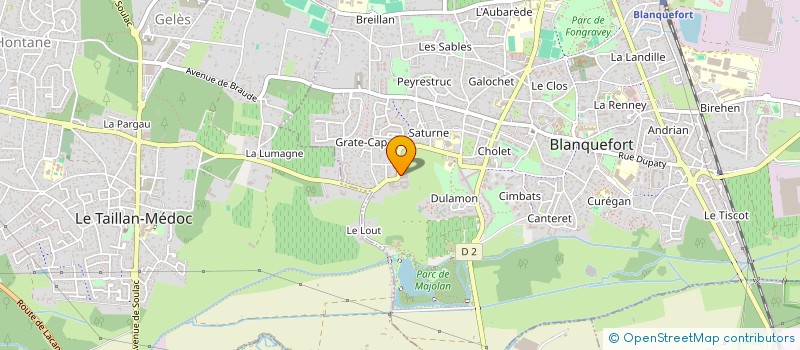 localisation de l'entreprise CER SUD OUEST à BLANQUEFORT