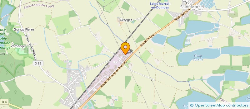 localisation de l'entreprise CER TENEMENT  MONTLUEL