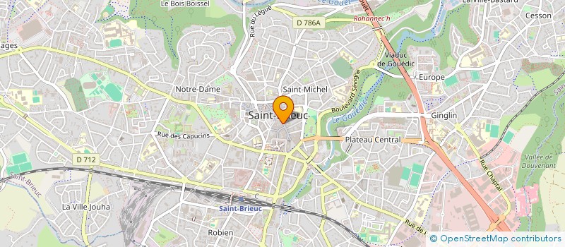 localisation de l'entreprise CER4M à SAINT-BRIEUC