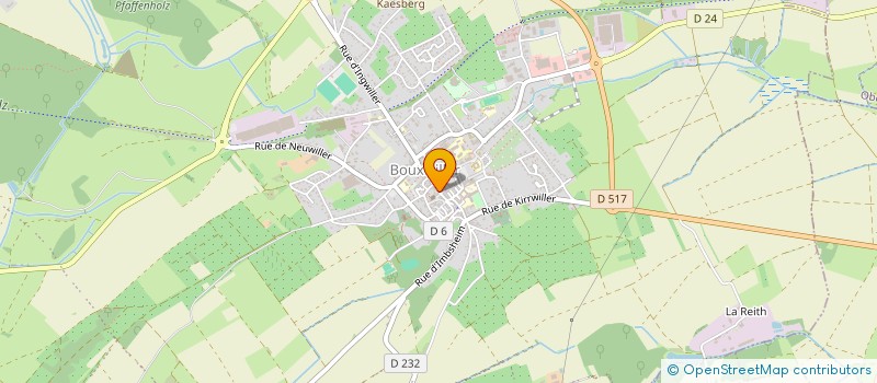 localisation de l'entreprise CERA à BOUXWILLER