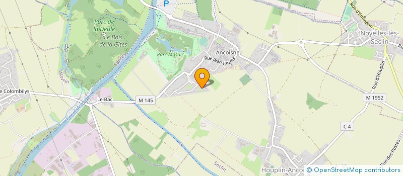 localisation de l'entreprise CERA  HOUPLIN-ANCOISNE