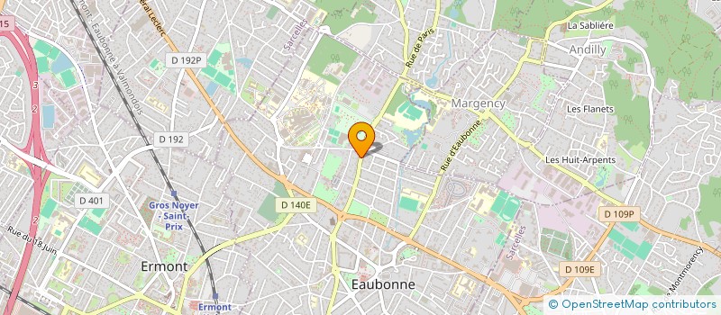 localisation de l'entreprise CERA à EAUBONNE