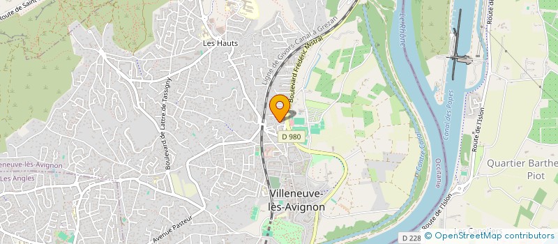 localisation de l'entreprise CERA ALBA  VILLENEUVE-LES-AVIGNON