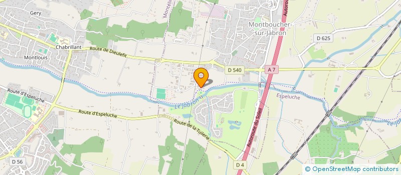 localisation de l'entreprise CERA'MAT à MONTBOUCHER-SUR-JABRON