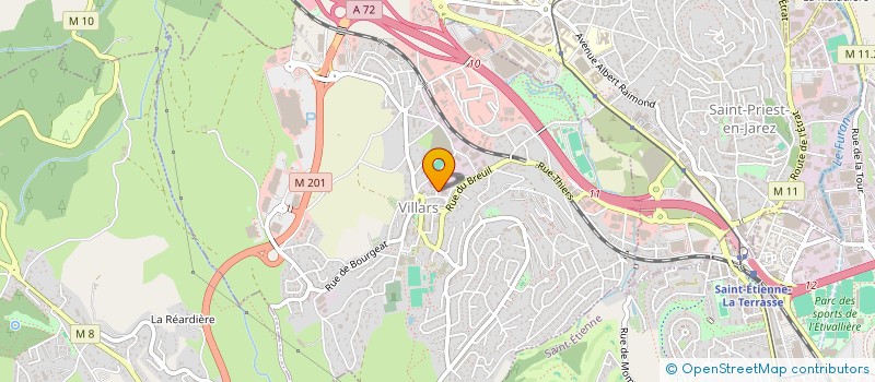 localisation de l'entreprise CERA PHARMA  VILLARS