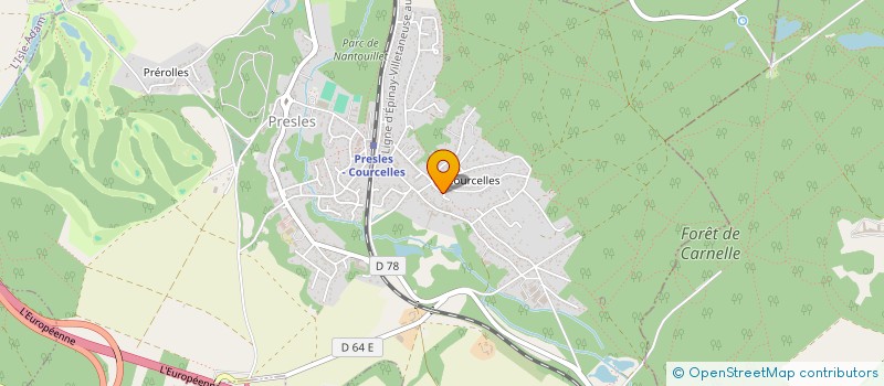 localisation de l'entreprise CERA SR à PRESLES