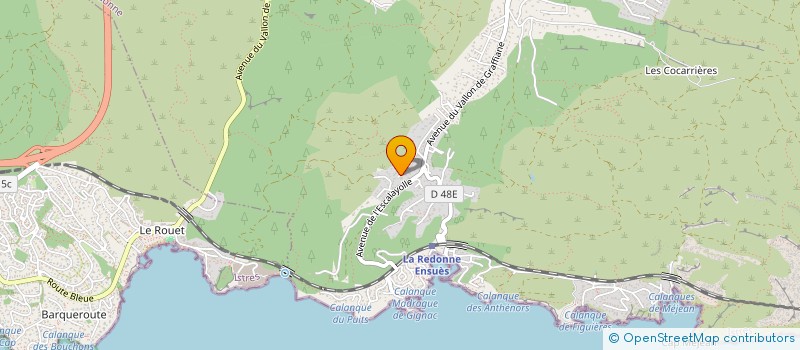 localisation de l'entreprise CERAC  ENSUES-LA-REDONNE