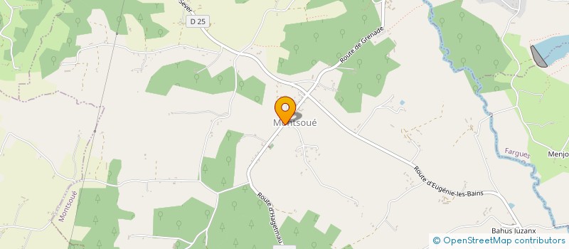 localisation de l'entreprise CERADOUR  MONTSOUE