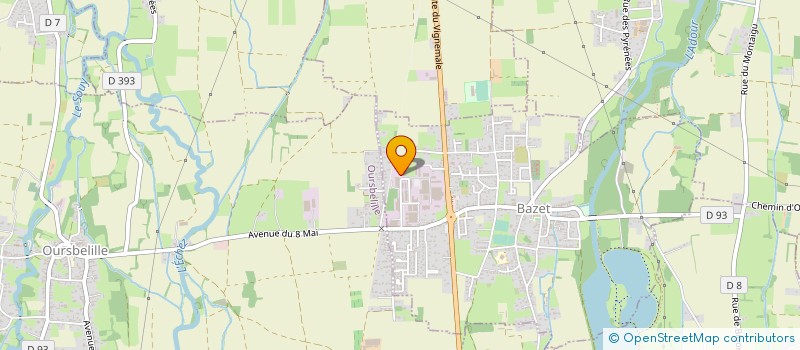 localisation de l'entreprise CERAFAST  BAZET