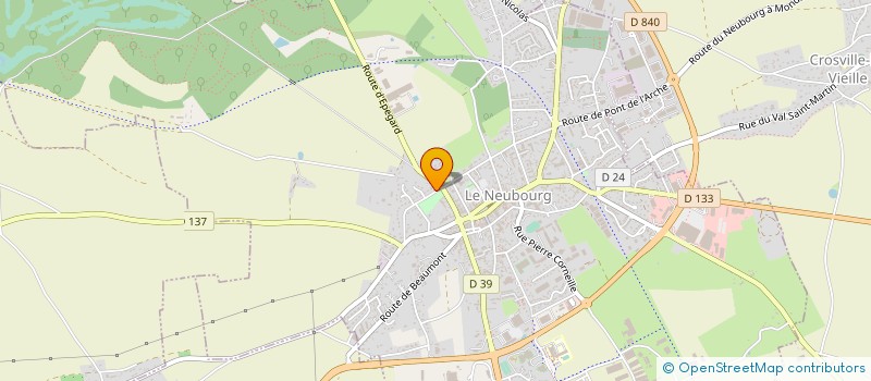 localisation de l'entreprise CERAFIX SARL à LE NEUBOURG
