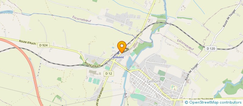 localisation de l'entreprise CERAGERS  GIMONT