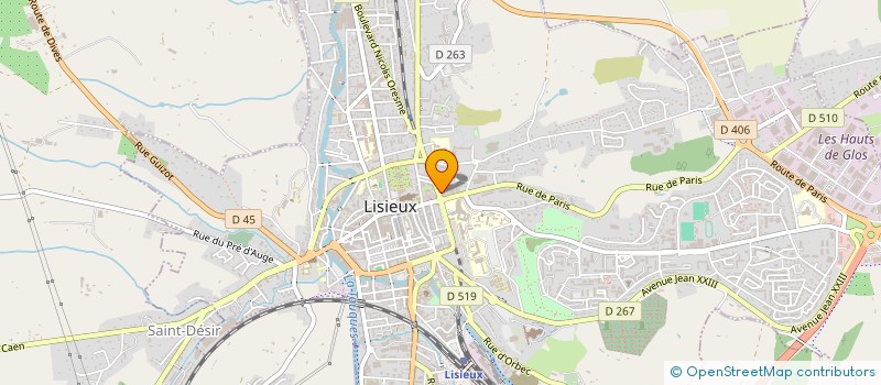 localisation de l'entreprise CERAJUEL  LISIEUX