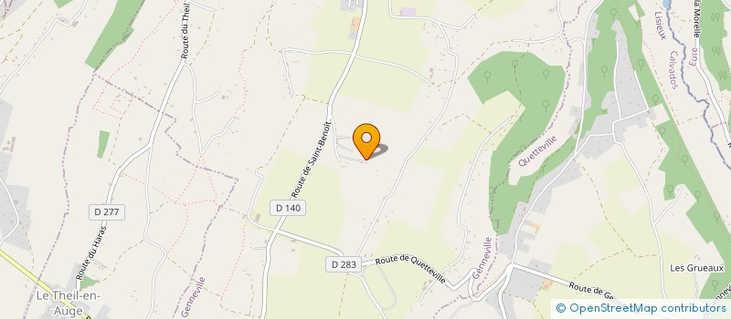 localisation de l'entreprise CERALO  PENNEDEPIE