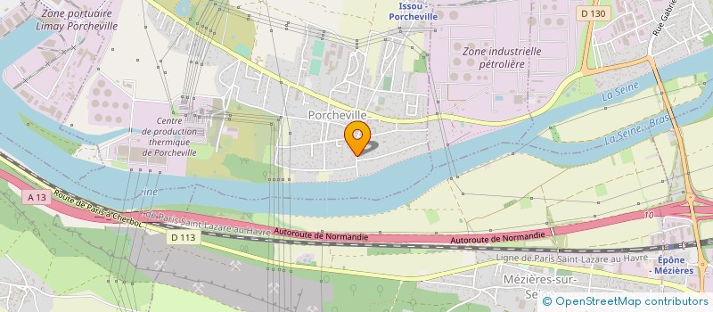 localisation de l'entreprise CERALU SERVICE à PORCHEVILLE