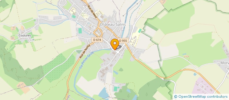 localisation de l'entreprise CERAM 57  CHATEAU-SALINS