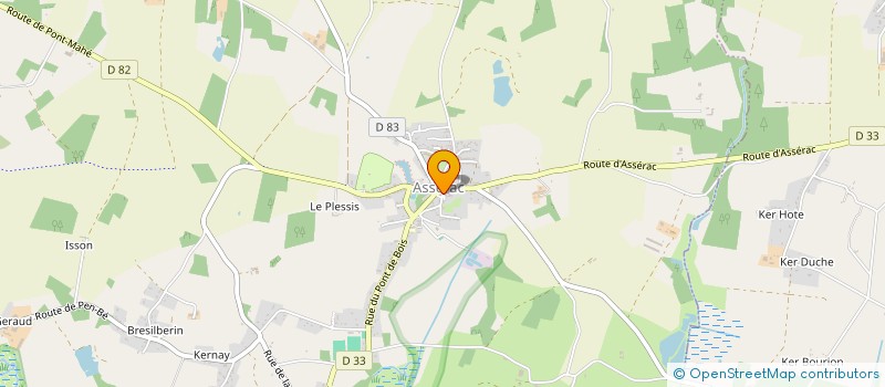 localisation de l'entreprise CERAM  ASSERAC