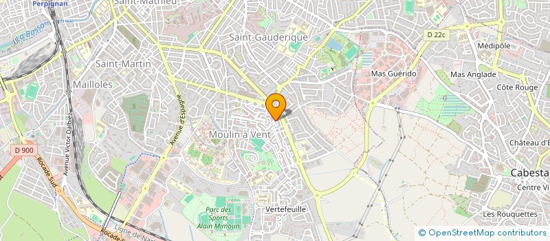 localisation de l'entreprise CERAM  PERPIGNAN