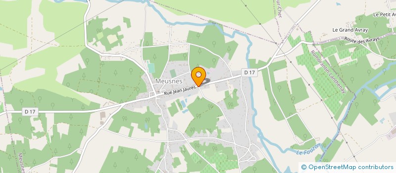 localisation de l'entreprise CERAM CENTRE  SELLES-SUR-CHER