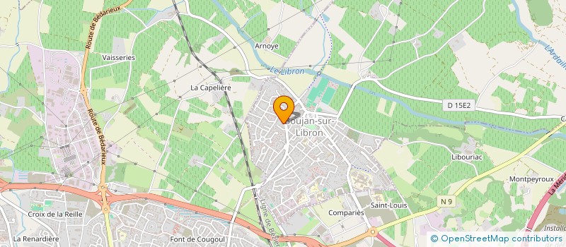 localisation de l'entreprise CERAM CONCEPT 34 à BOUJAN-SUR-LIBRON