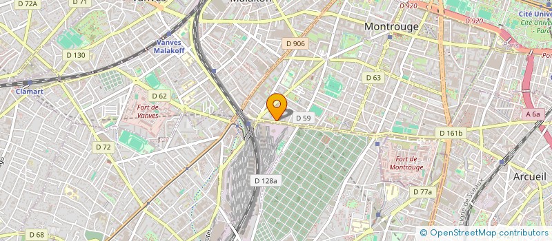 localisation de l'entreprise CERAM CONCEPT FRANCE SARL à MONTROUGE
