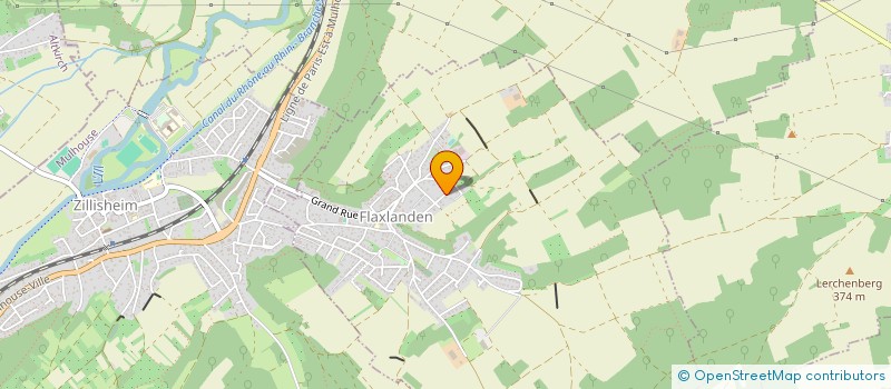 localisation de l'entreprise CERAM DESIGN  FLAXLANDEN