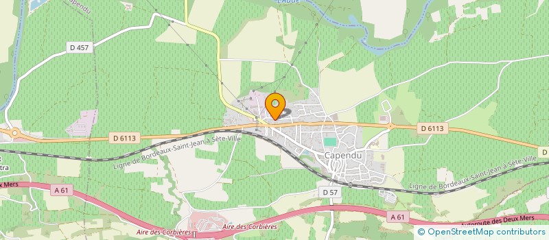 localisation de l'entreprise CERAM INNOV  CAPENDU