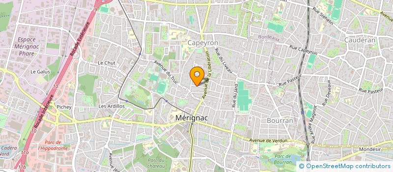 localisation de l'entreprise CERAM UNIQUE  MERIGNAC