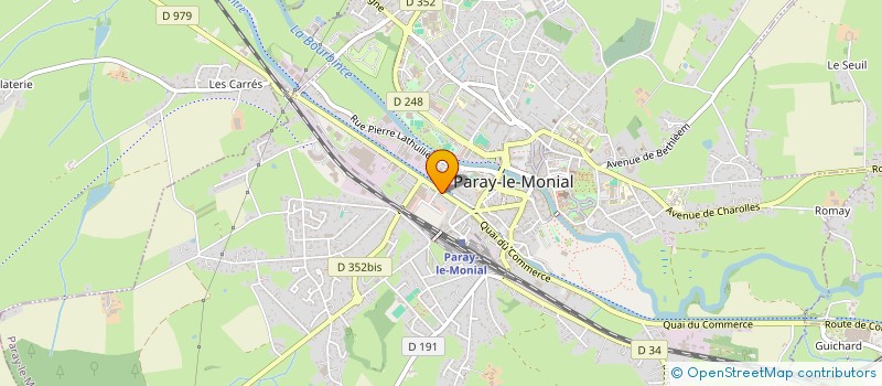 localisation de l'entreprise CERAMA  PARAY-LE-MONIAL