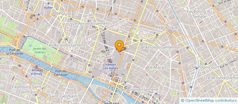 localisation de l'entreprise CERAMAINE à PARIS