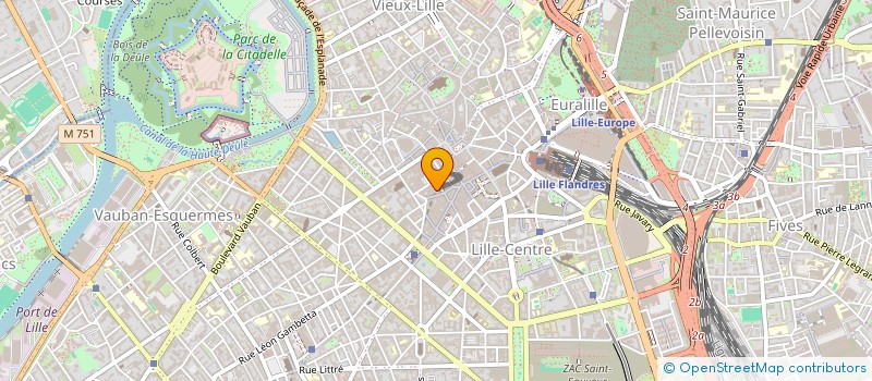localisation de l'entreprise CERAMEX à LILLE