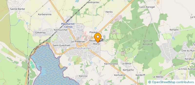 localisation de l'entreprise CERAMIC  PLOUHARNEL